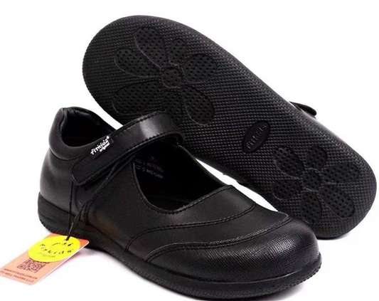 Smart Active – Girls’ Black School Shoe