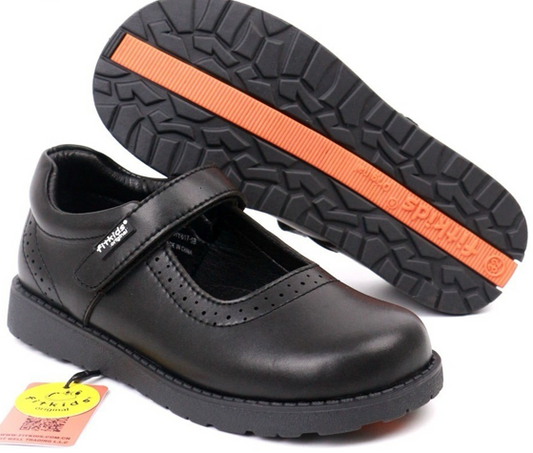 Smart Flex – Girls’ Black School Shoe